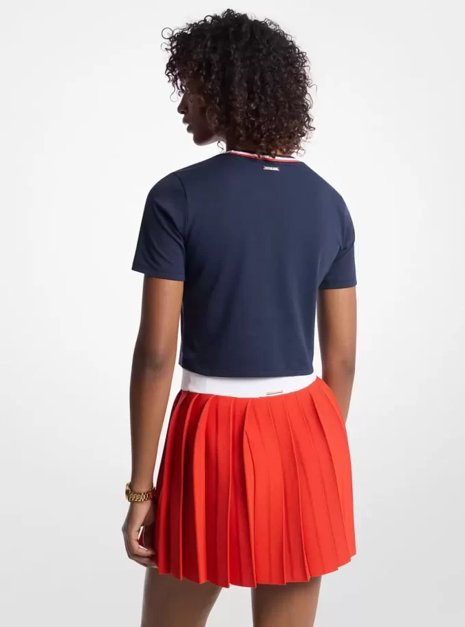 Verziertes Baby-T-Shirt aus Baumwolle