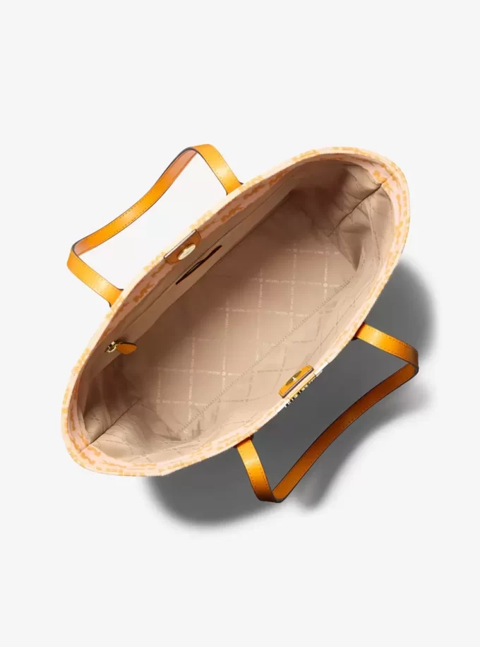 Vincent Große Tragetasche mit Logo-Jacquardmuster und Kartenetui Vincent Große Tragetasche mit Logo-Jacquardmuster und Kartenetui