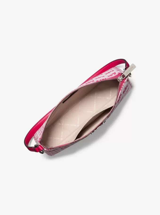 Vincent Medium Logo Jacquard Pochette mit Kartenetui Vincent Medium Logo Jacquard Pochette mit Kartenetui