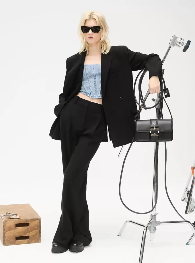 Weite Crêpe-Hose Weite Crêpe-Hose