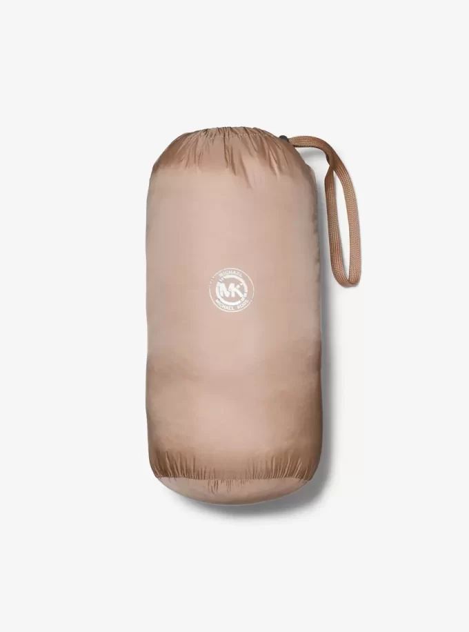 Wendejacke aus gestepptem Nylon mit Chevron-Logo-Print Wendejacke aus gestepptem Nylon mit Chevron-Logo-Print