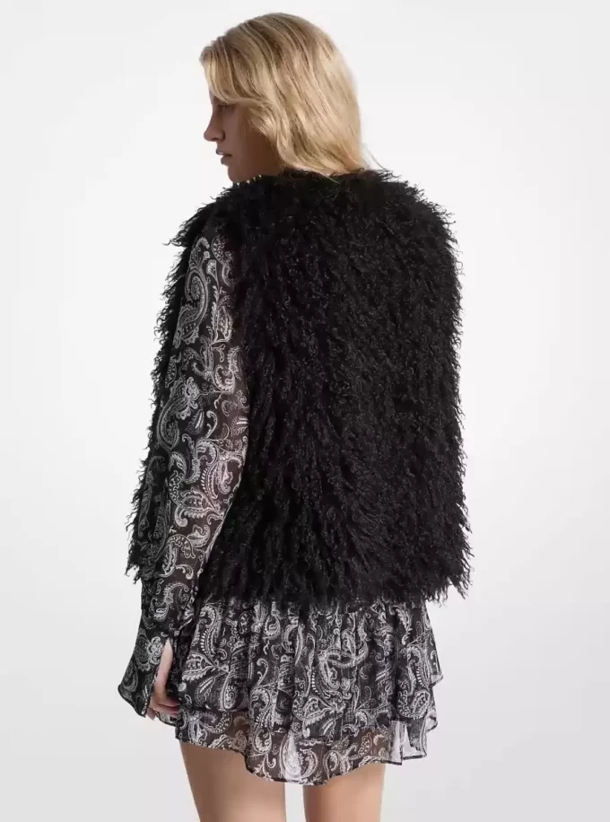 Weste aus Kunstfell Weste aus Kunstfell