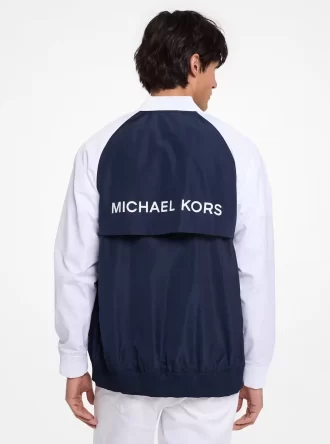 Windbreaker-Jacke mit Logo-Anhänger