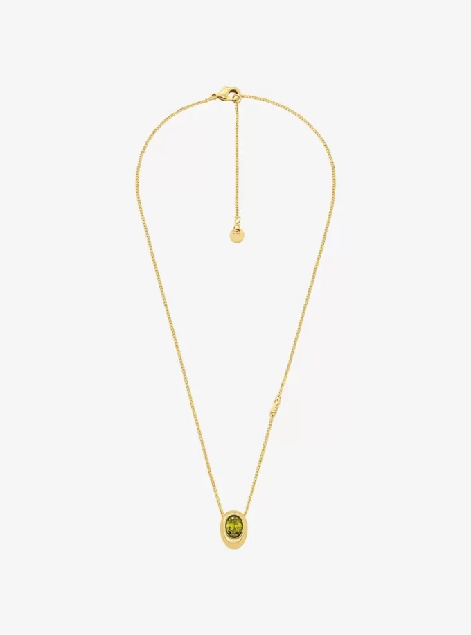 Zirkonia-Anhänger-Halskette Zirkonia-Anhänger-Halskette