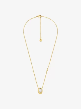 Zirkonia-Anhänger-Halskette