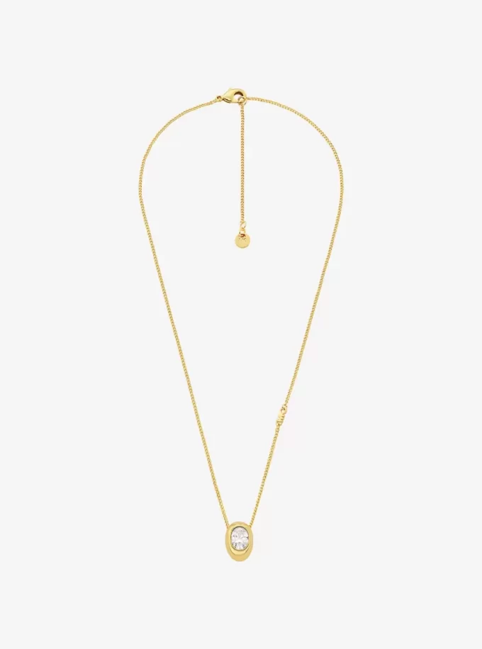 Zirkonia-Anhänger-Halskette Zirkonia-Anhänger-Halskette