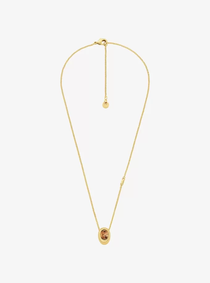 Zirkonia-Anhänger-Halskette Zirkonia-Anhänger-Halskette