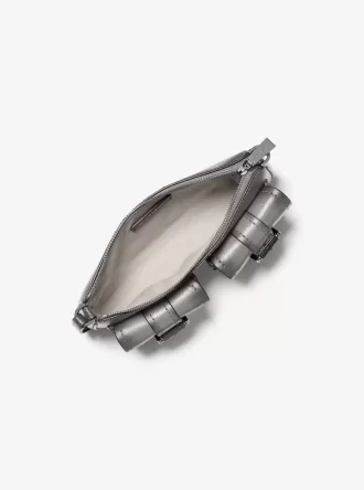 Zoe Kleine Pochette aus poliertem Leder