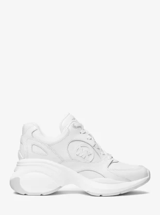 Zuma Leder- und Mesh-Sneaker