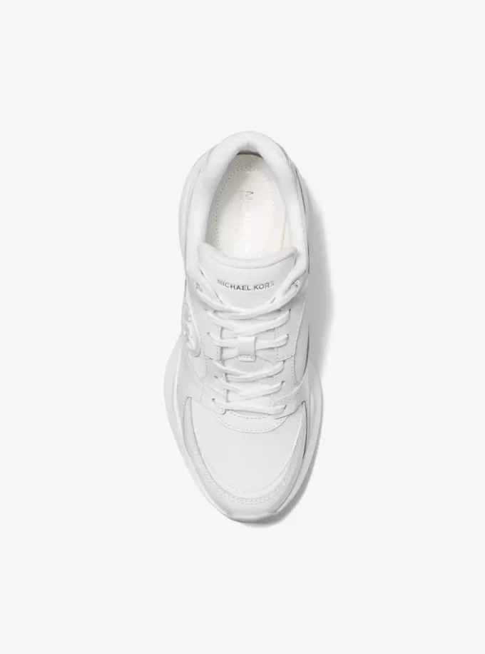 Zuma Leder- und Mesh-Sneaker